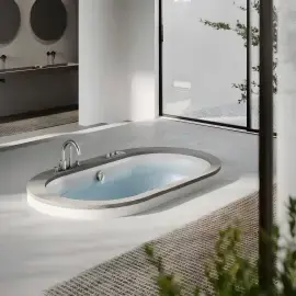 Ванна гідромасажна OPALIA STONE Jacuzzi OPA012E0700 — бічний ракурс