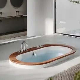 Ванна гідромасажна OPALIA WOOD Jacuzzi OPA014E0700 — вид спереду