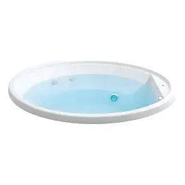 Ванна гідромасажна ROUND 150 Jacuzzi PR0600H0400 — вид на білому тлі