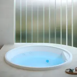 Ванна гідромасажна ROUND 150 Jacuzzi PR0600H0400 — бічний ракурс