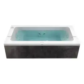 Ванна гідромасажна SHARP DOUBLE Jacuzzi SHA301E0400+ 9440B59A — вид на білому тлі