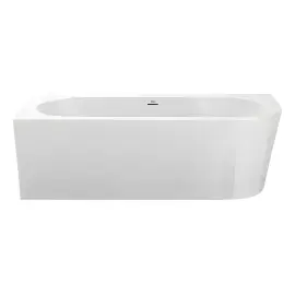 Ванна SILBA левосторонняя Jacuzzi SLB00001G00 — вид на белом фоне