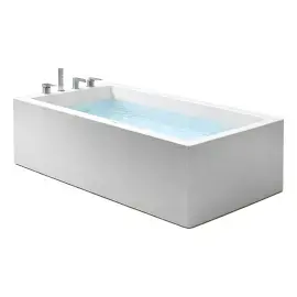 Ванна акрилова гідромасажна Silk Jacuzzi SI0001H2E00+ 9440A18A — вид на білому тлі