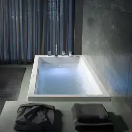 Ванна акрилова гідромасажна Silk Jacuzzi SI0001H2E00+ 9440A18A — бічний ракурс