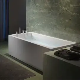 Ванна акрилова гідромасажна Silk Jacuzzi SI0101H2E00+ 9440A19A — бічний ракурс
