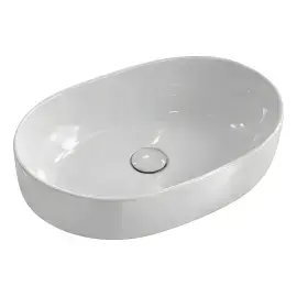 Умивальник Nolita Kerasan 5343 01 Glossy White — вид на білому тлі