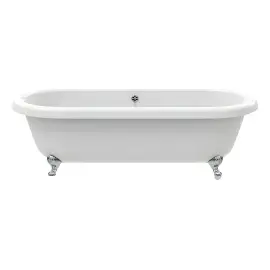 Ванна Edwardian XL Knief 0100-063-WG White Alpin — вид на белом фоне
