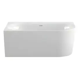 Ванна Fresh XS Corner R Knief 0100-236-WG Glossy White — вид на білому тлі