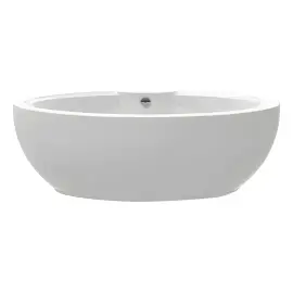 Ванна Oval Knief 0100-080-WG Glossy White — вид на білому тлі