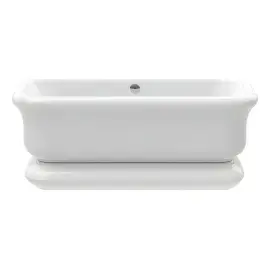 Ванна Retro Knief 0100-090-WG Glossy White — вид на білому тлі