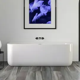Ванна Tidy Wall 180 Knief 0100-242-WG Glossy White — вид спереду