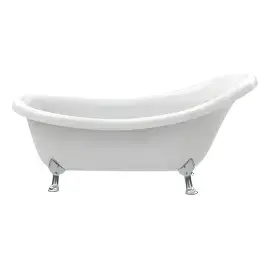 Ванна Victorian Knief 0100-061-WG White Alpin — вид на белом фоне