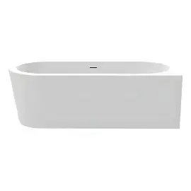 Ванна Wall Corner L Knief 0100-277-L-WG White Alpin — вид на белом фоне
