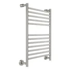Сушка для рушників електрична Mini 3-584 Margaroli 3-584 BN Brushed Nickel — вид на білому тлі