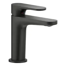 Змішувач для умивальника YOYO Nobili YO126118/2BM Velvet Black — вид на білому тлі
