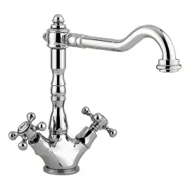 Змішувач для кухні  Belinda Paffoni FBLV180CR Chrome — вид на білому тлі