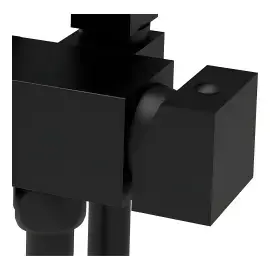Гігієнічний душ  Tweet Square Mix зі змішувачем та шлангом  ZDUP 112 NO Paffoni ZDUP112NO Matt Black — вид спереду