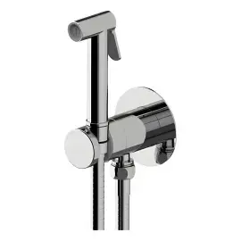 Гігієнічний душ прихованого монтажу  new BIDET KIT із запірним змішувачем Paffoni ZDUP128CR Chrome — вид спереду