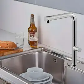 Змішувач для кухні  Chef Paffoni CH985CR Chrome — вид спереду