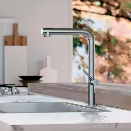 Змішувач для кухні  Chef Paffoni CH985CR Chrome — бічний ракурс