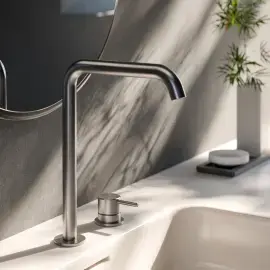 Змішувач для умивальника Inox Tech Paffoni INOX051KAC — вид спереду