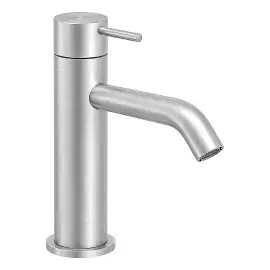 Змішувач для раковини Inox Tech без донного клапану Paffoni INOX071AC — вид на білому тлі