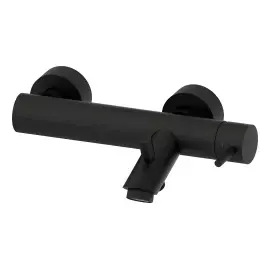 Змішувач для ванни  Light Paffoni LIG022NO Matt Black — вид згори
