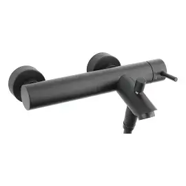 Змішувач для ванни  Light Paffoni LIG022NO Matt Black — вид ззаду