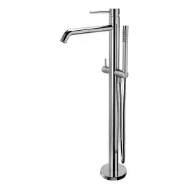 Змішувач для ванни Light Paffoni LIG032CR Chrome — вид на білому тлі