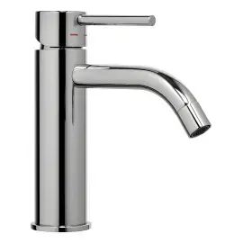 Змішувач для раковини  Light без донного клапана Paffoni LIG071CR Chrome — вид на білому тлі