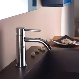 Змішувач для раковини  Light без донного клапана Paffoni LIG071CR Chrome — вид спереду