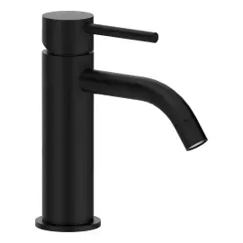 Змішувач для раковини  Light з донним клапаном Clic-Clac Paffoni LIG071KNO Matt Black — деталь крупним планом