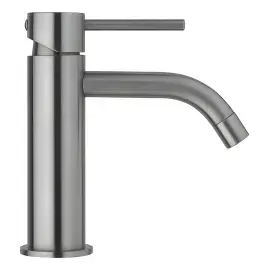 Змішувач для раковини  Light з донним клапаном Clic-Clac Paffoni LIG071KST Steel looking — вид згори