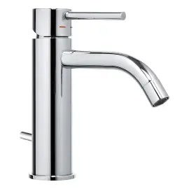 Змішувач для раковини  Light з донним клапаном Paffoni LIG075CR Chrome — вид на білому тлі