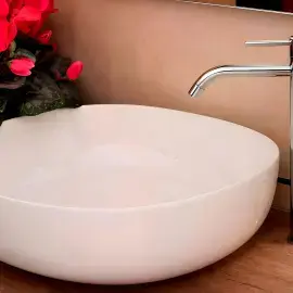 Змішувач для раковини високий  Light без донного клапана Paffoni LIG081CR Chrome — вид спереду