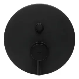 Змішувач для душу Light Paffoni LIGBOX015NOM Matt Black — вид спереду