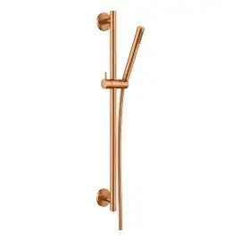 Душовий гарнітур LIFE Paffoni ZSAL135RASP Brushed Copper PVD — вид на білому тлі