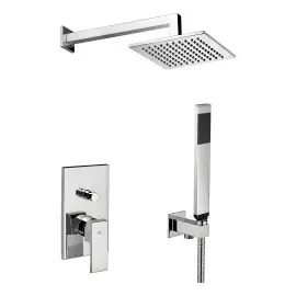 Душова система прихованого монтажу Level Shower Paffoni KITLES015CR — вид на білому тлі
