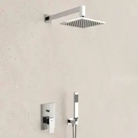 Душова система прихованого монтажу Level Shower Paffoni KITLES015CR — вид спереду