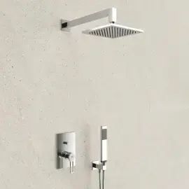 Душова система прихованого монтажу Shower Paffoni KITRIN015CR — вид спереду