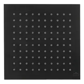 Верхній душ  SYNCRO "Quadro" 20х20 см Paffoni ZSOF075NO Matt Black — бічний ракурс