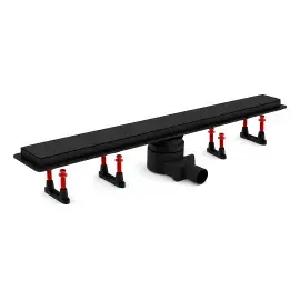 Душевой канал 85 см с решеткой Confluo Frameless Line Pestan 13701322 85 х 10 см — вид на белом фоне