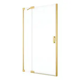 Душові двері з фіксованою стінкою Cadura GoldLine Ronal CA13G1201207 — вид на білому тлі