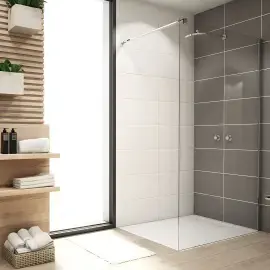 Душевая стенка Easy Walk-in Ronal STR4PA61205007 — вид спереди