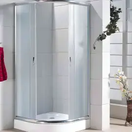 Душова кабіна SERIE F-ECO Santeh 8001F-ECO 80 х 80 х 195 см — вид спереду