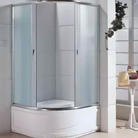 Душова кабіна SERIE F-ECO Santeh 8021F-ECO 80 х 80 х 195 см — вид спереду