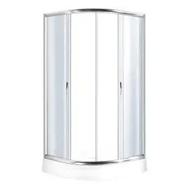 Душова кабіна SERIE F-ECO Santeh 9001F-ECO 90 х 90 х 195 см — бічний ракурс