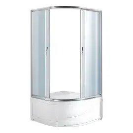 Душова кабіна SERIE F-ECO Santeh 9021F-ECO 90 х 90 х 195 см — бічний ракурс
