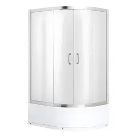 Душова кабіна SERIE 1115F-ECO Santeh 1115L-F ECO — вид на білому тлі