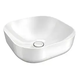 Умивальник Pool 1 SDR Ceramiche LVP1 Glossy White — вид на білому тлі